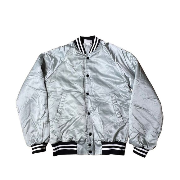 American Vintage 80s Sprint Car Racing Bomber Jacket Small - Picture 2 of 5